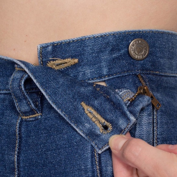 90s Lizwear Stirrup Side Zip Jeans - Medium, 28" | Vintage High Waisted - Picture 8 of 10